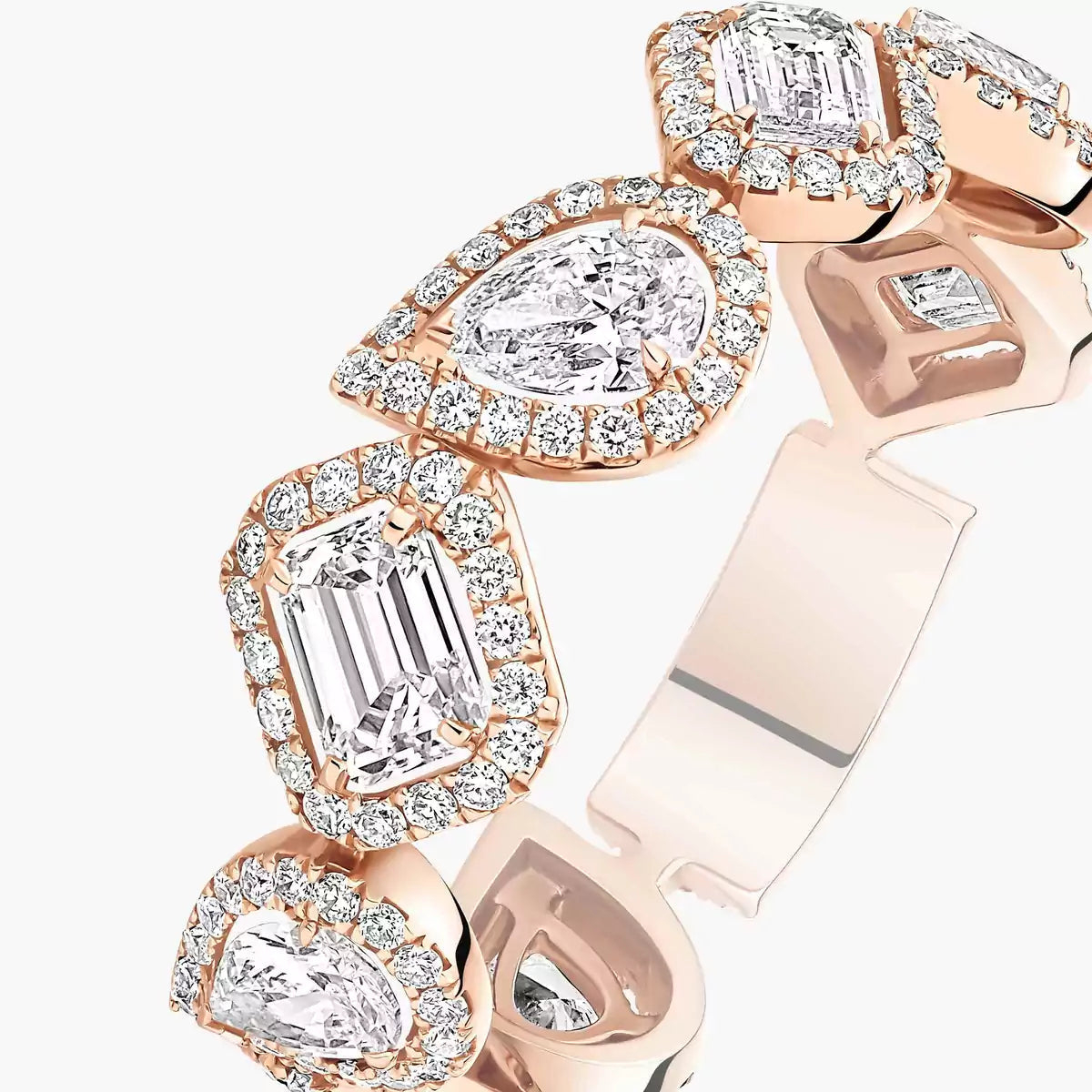 [Glow Jewelry]Diamond Wedding Ring My Twin