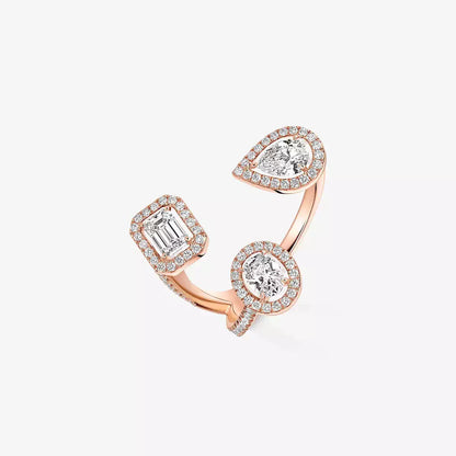 [[Glow Jewelry] Diamond Ring 0,25ct My Twin Trilogy