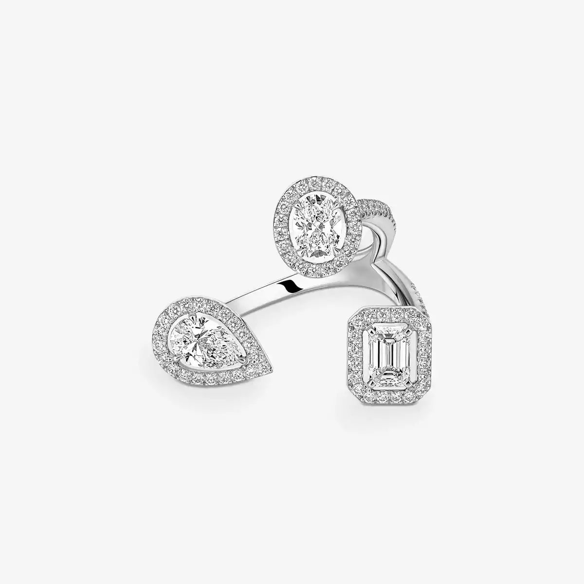 [[Glow Jewelry] Diamond Ring 0,25ct My Twin Trilogy