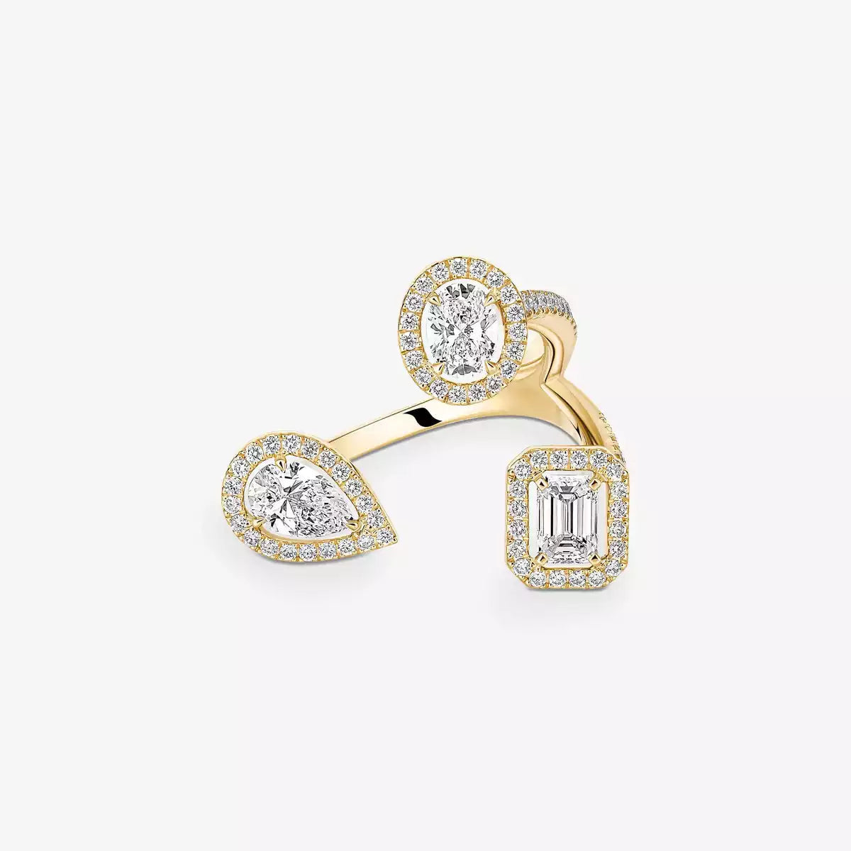 [[Glow Jewelry] Diamond Ring 0,25ct My Twin Trilogy