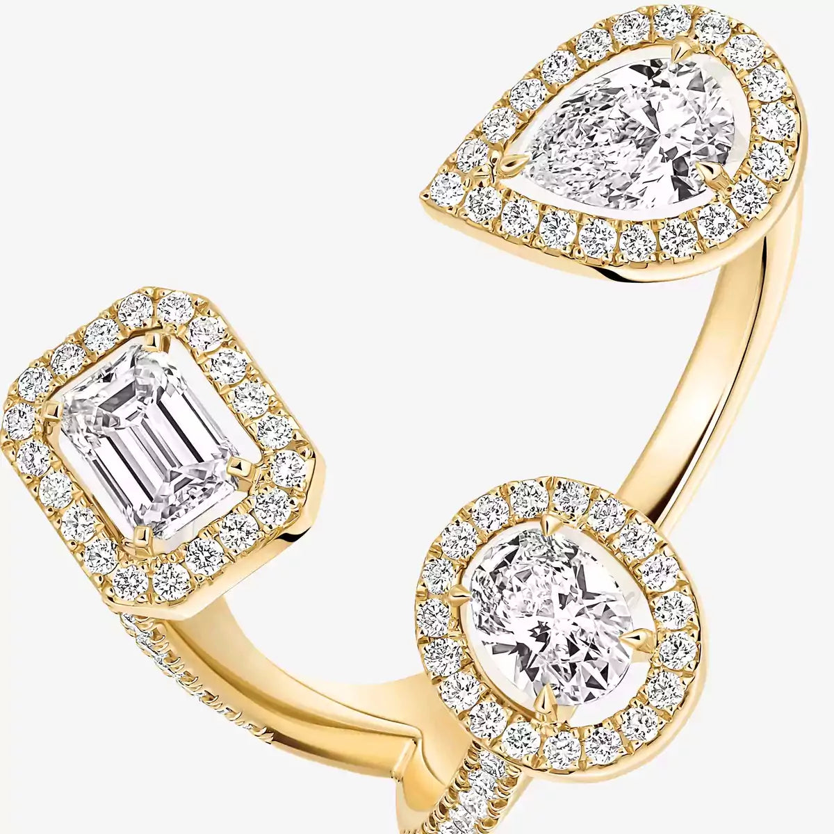 [[Glow Jewelry] Diamond Ring 0,25ct My Twin Trilogy