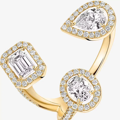 [[Glow Jewelry] Diamond Ring 0,25ct My Twin Trilogy
