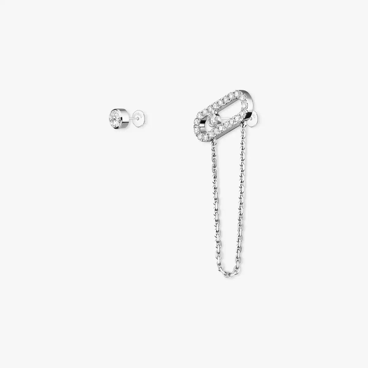 [Glow Jewelry]Move Uno Diamond Earrings