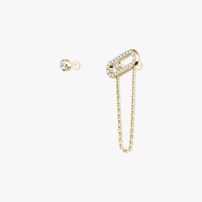 [Glow Jewelry]Move Uno Diamond Earrings
