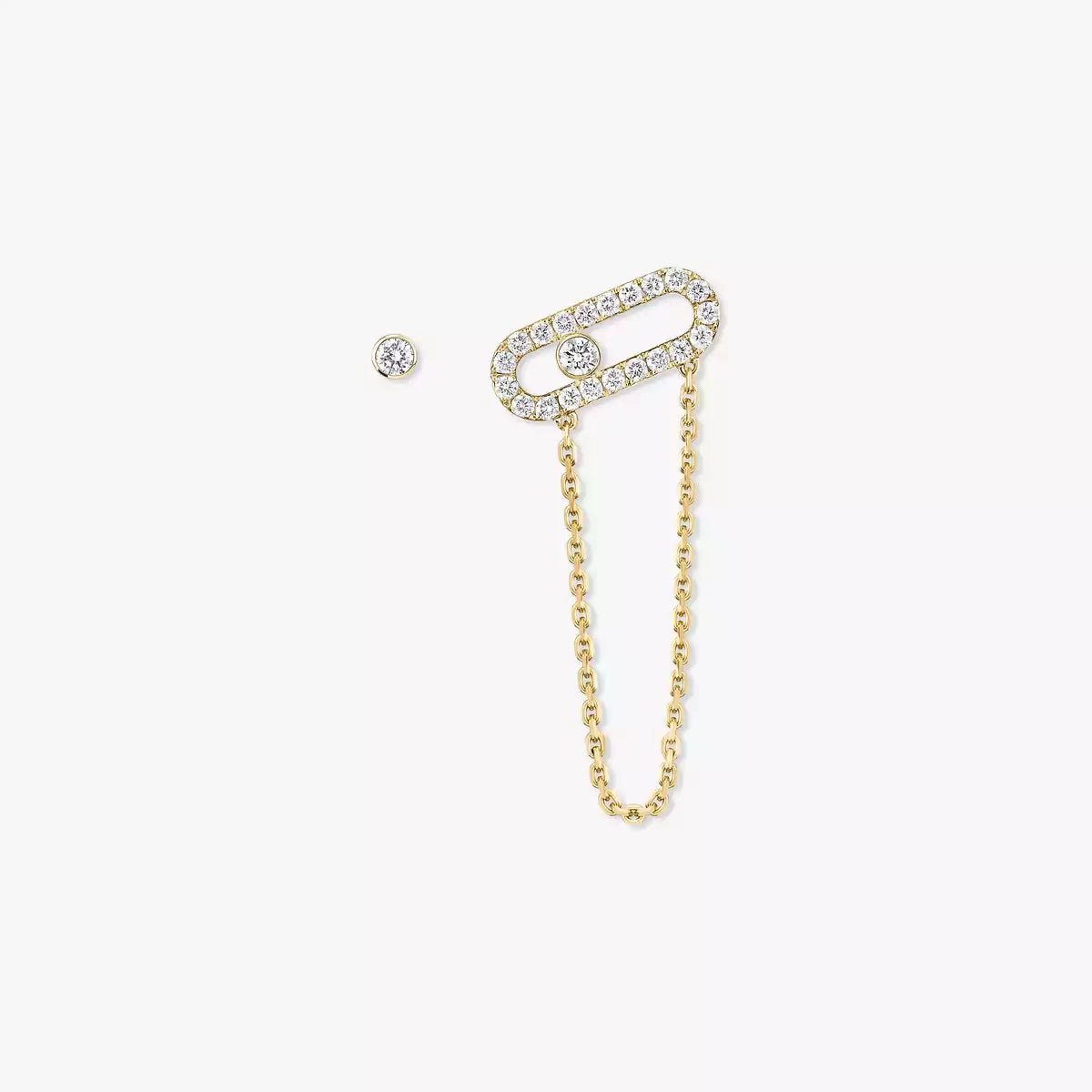 [Glow Jewelry]Move Uno Diamond Earrings