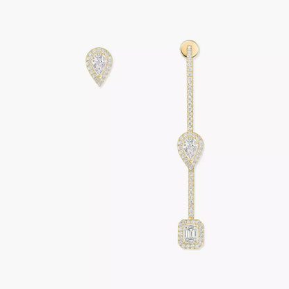 [Glow Jewelry]Diamond Drop Earrings My Twin