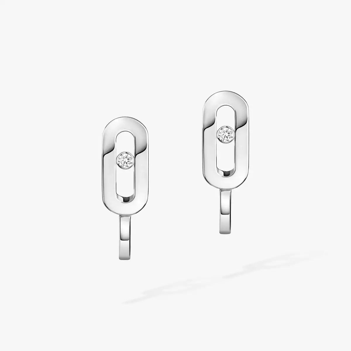 [Glow Jewelry]Diamond Mini Hoop Earrings Move Classique