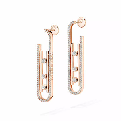 [Glow Jewelry]Diamond Pendant Earrings Move 10Th