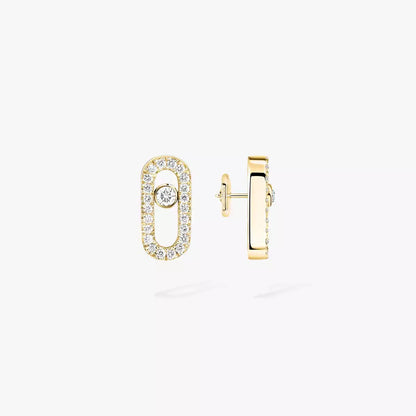 [Glow Jewelry]Move Uno Diamond Earrings