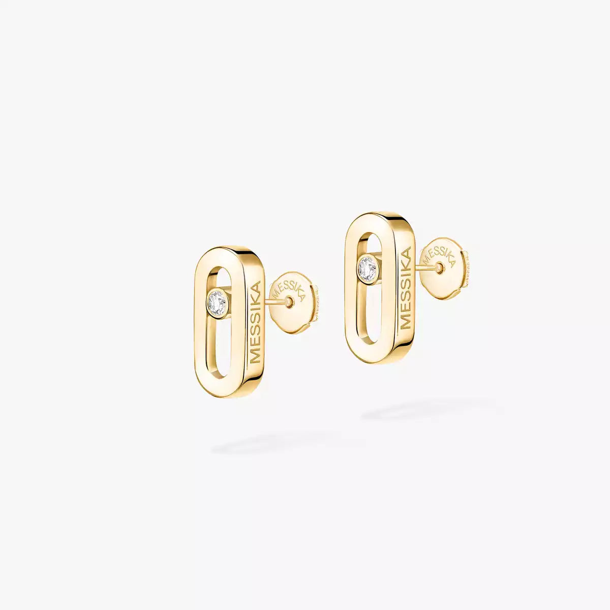 [Glow Jewelry]Move Uno Diamond Stud Earrings