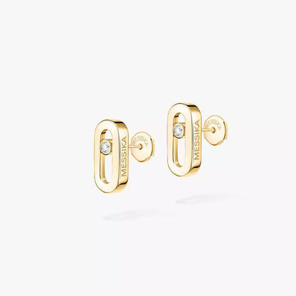 [Glow Jewelry]Move Uno Diamond Stud Earrings