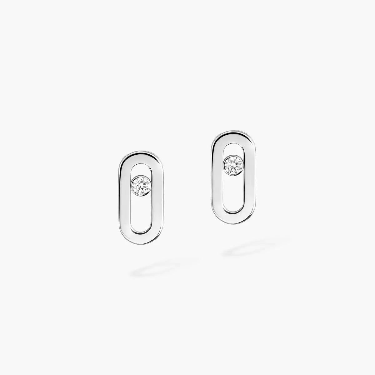 [Glow Jewelry]Move Uno Diamond Stud Earrings