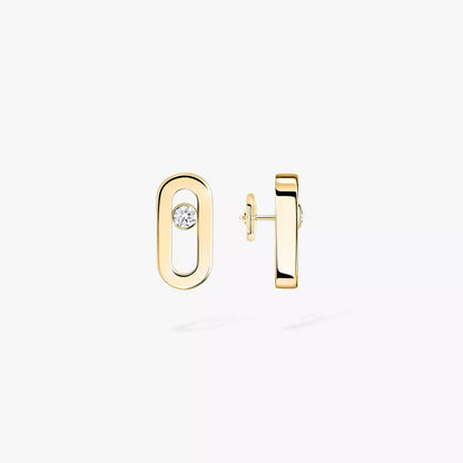 [Glow Jewelry]Move Uno Diamond Stud Earrings