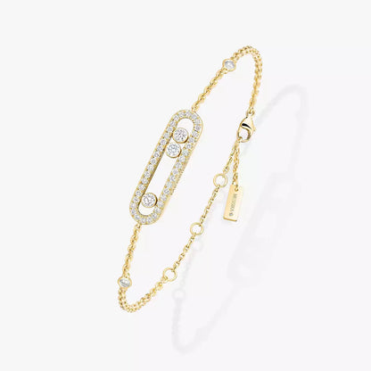 [Glow Jewelry]Pavé Baby Move Diamond Bracelet