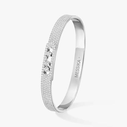 [Glow Jewelry]Move Noa Full Pavé Diamond Bangle Bracelet