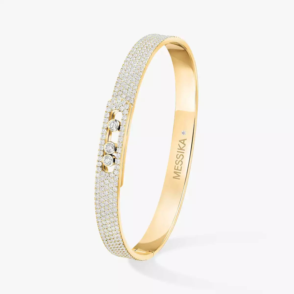 [Glow Jewelry]Move Noa Full Pavé Diamond Bangle Bracelet