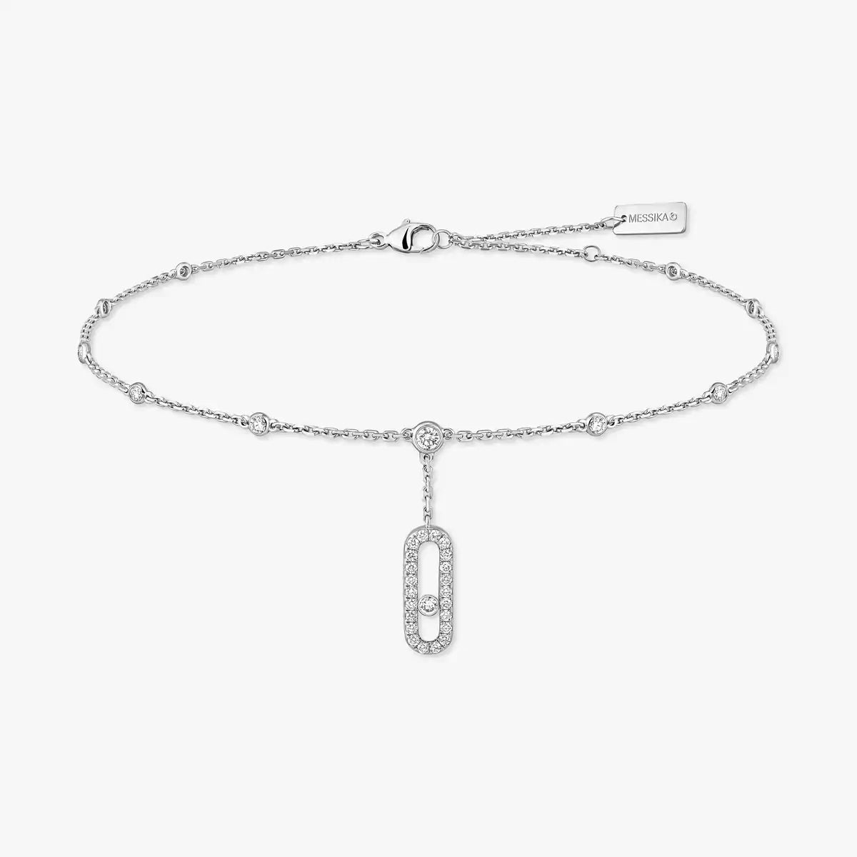 [Glow Jewelry] Move Uno pavé ankle bracelet