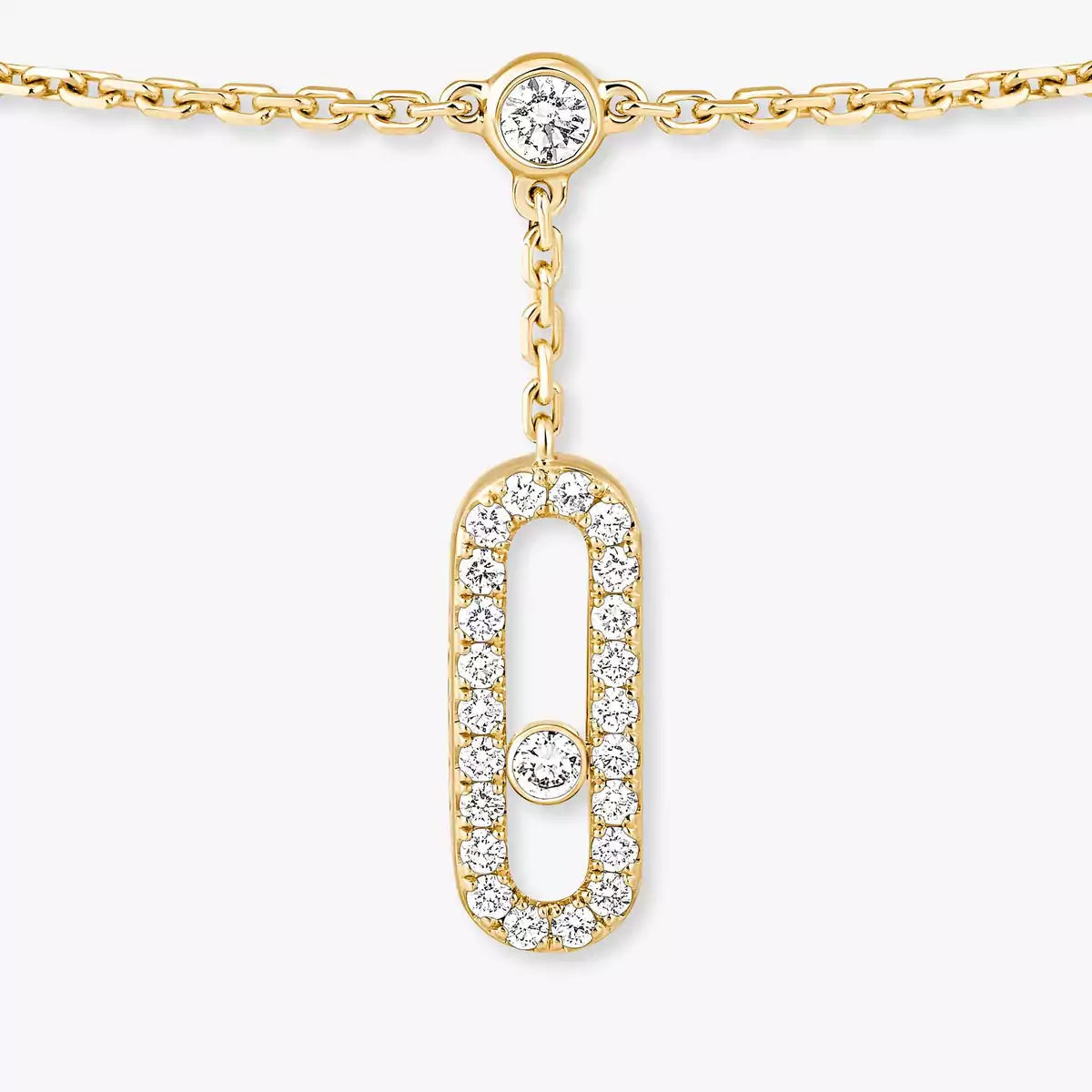 [Glow Jewelry] Move Uno pavé ankle bracelet