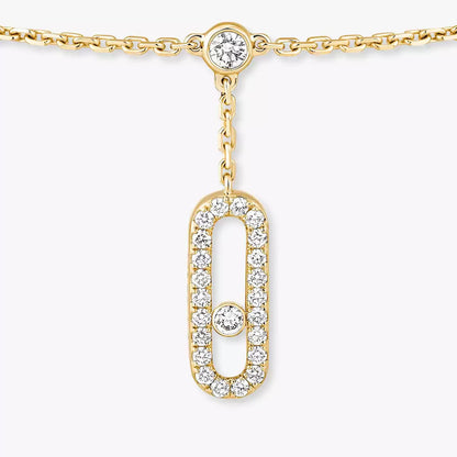 [Glow Jewelry] Move Uno pavé ankle bracelet