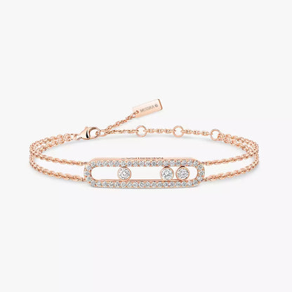 [Glow Jewelry] Move Classique pavé bracelet