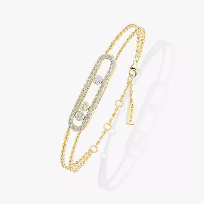 [Glow Jewelry] Move Classique pavé bracelet
