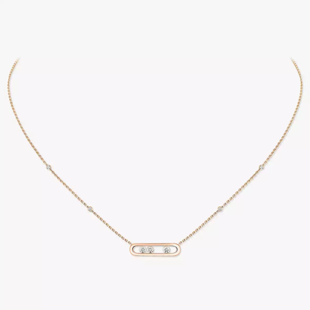 [Glow Jewelry] Baby Move Gold Diamond Necklace