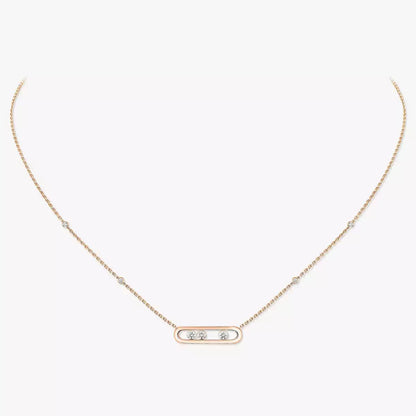 [Glow Jewelry] Baby Move Gold Diamond Necklace