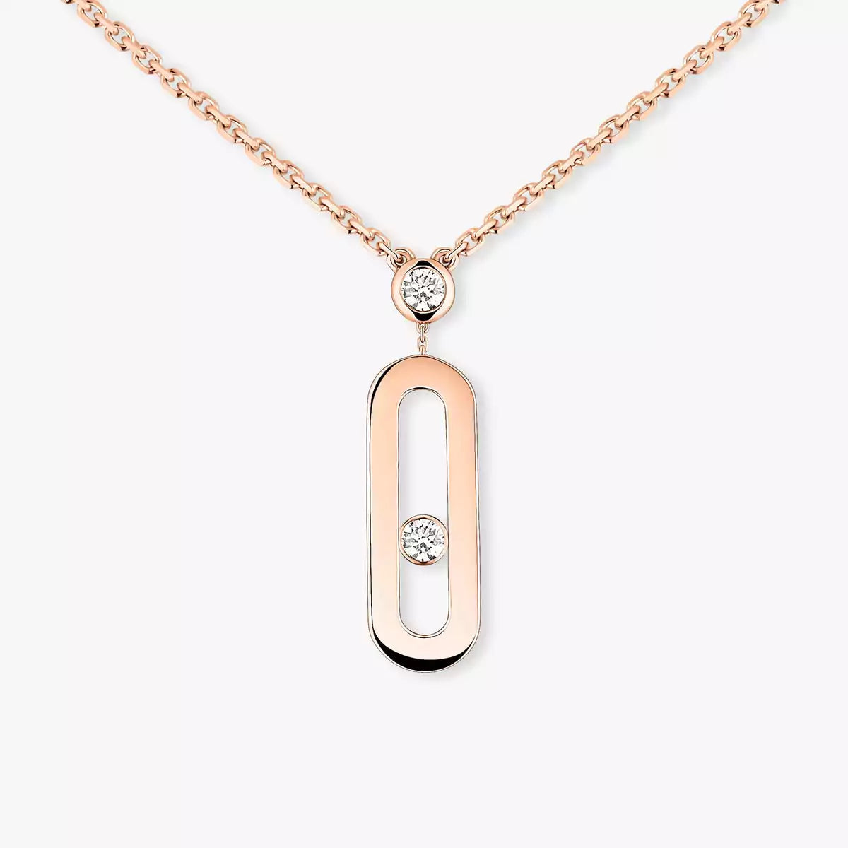 [Glow Jewelry] Move Uno Gold Diamond Long Necklace