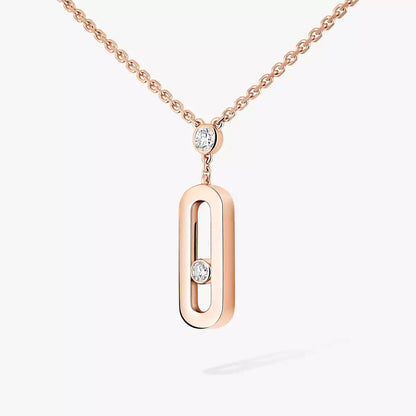 [Glow Jewelry] Move Uno Gold Diamond Long Necklace