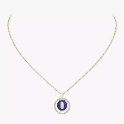 [Glow Jewelry]Lucky Move Diamond Necklace in Rose Gold and White Mother-of-Pearl