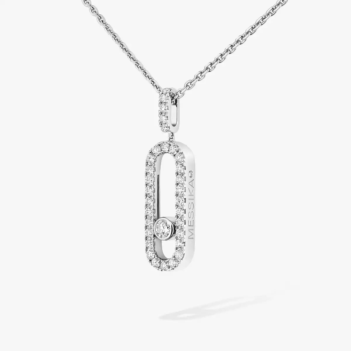 [Glow Jewelry]Move Uno Diamond Necklace in Rose Gold
