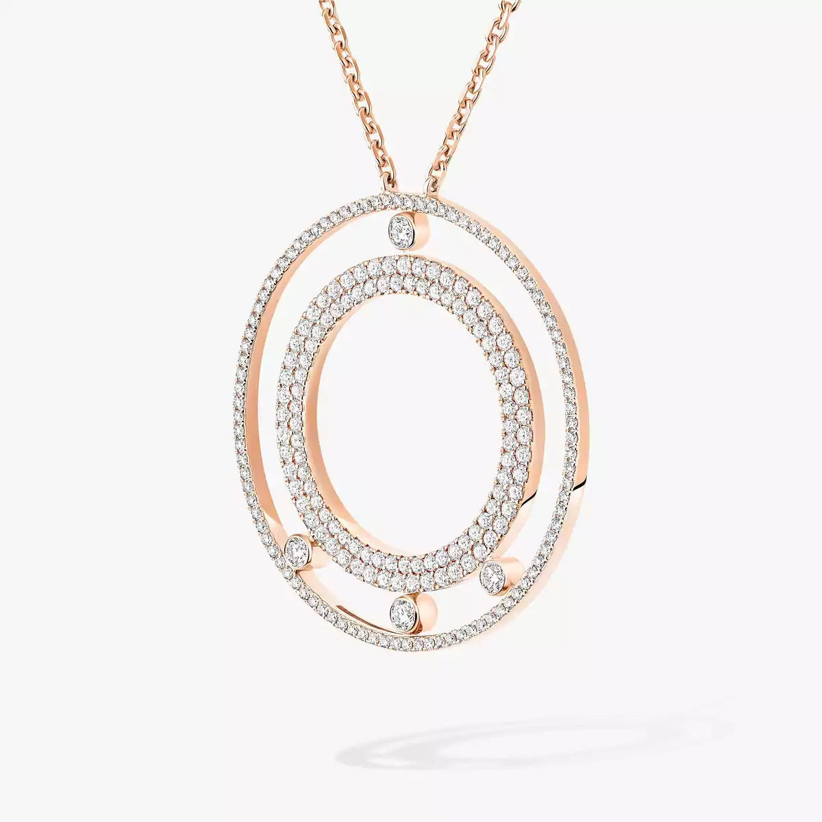 [Glow Jewelry]Move Romane Long Pave_-Set Diamond Necklace