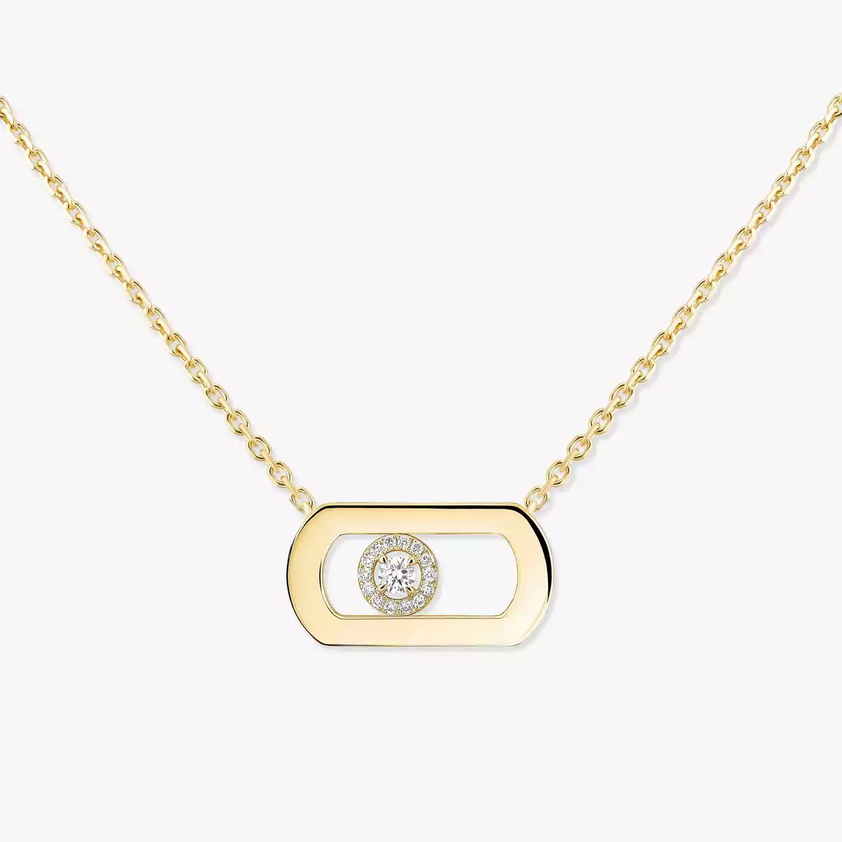[Glow Jewelry]So Move Diamond Necklace in Gold