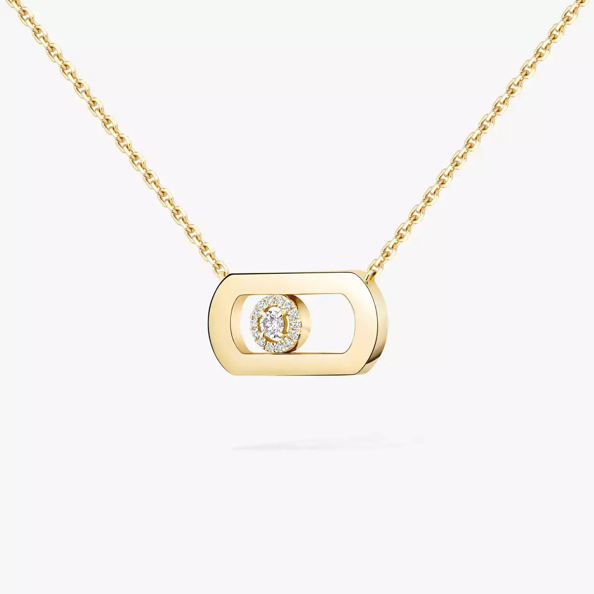 [Glow Jewelry]So Move Diamond Necklace in Gold