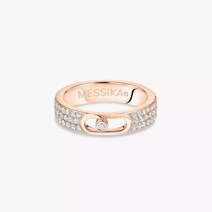 [Glow Jewelry]Move Joaillerie Pave_ Diamond Wedding Ring