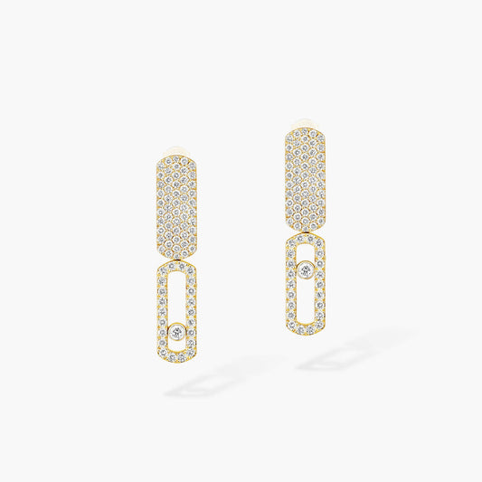 [Glow Jewelry]Imperial Move SM Diamond Earrings