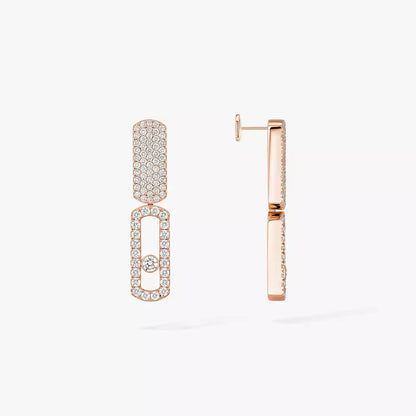 [Glow Jewelry]Imperial Move SM Diamond Earrings