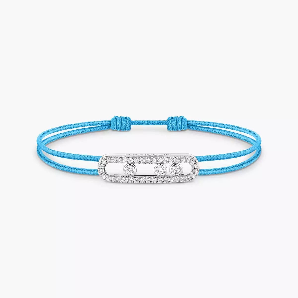 [Glow Jewelry]MK Care(s) pink cord pavé bracelet