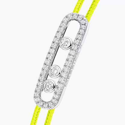 [Glow Jewelry]MK Care(s) pink cord pavé bracelet
