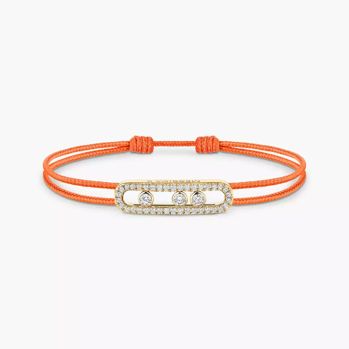 [Glow Jewelry]MK Care(s) pink cord pavé bracelet