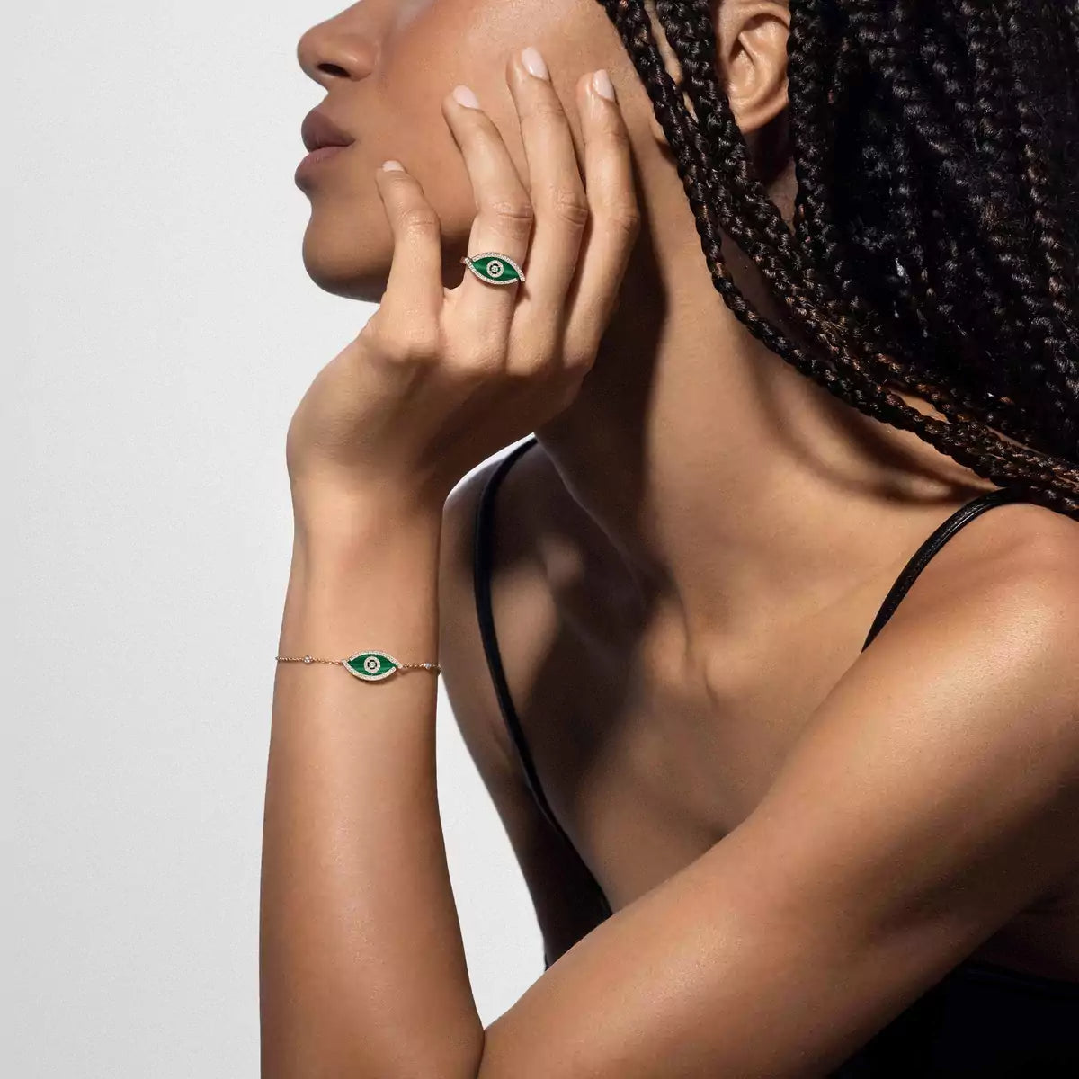 [Glow Jewelry]Lucky Eye Diamond Bracelet