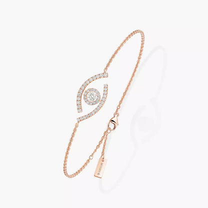 [Glow Jewelry]Lucky Eye Pave-Set Diamond Bracelet