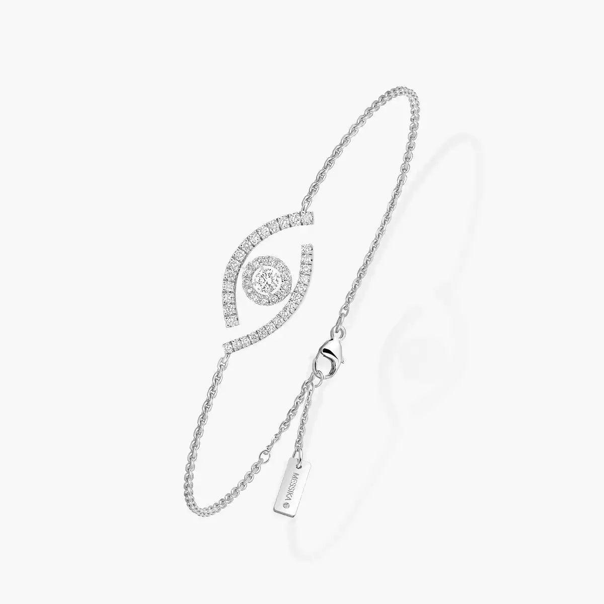 [Glow Jewelry]Lucky Eye Pave-Set Diamond Bracelet