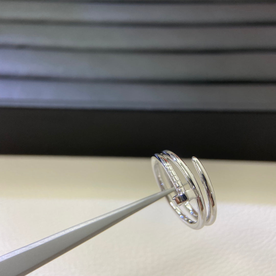 [Glow Jewelry]SMOOTH THREE-BAND NAIL RING