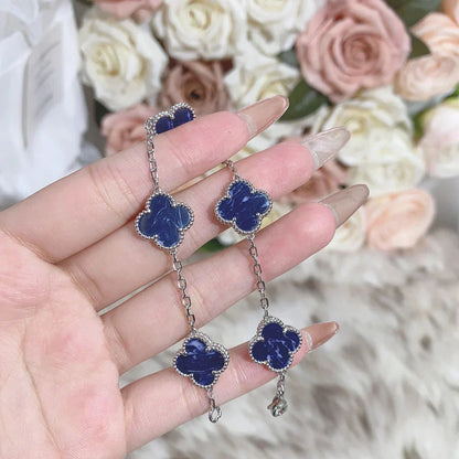 [Glow Jewelry]New CLOVER 5 MOTIF PIETERSITE BRACELET COLLECTION