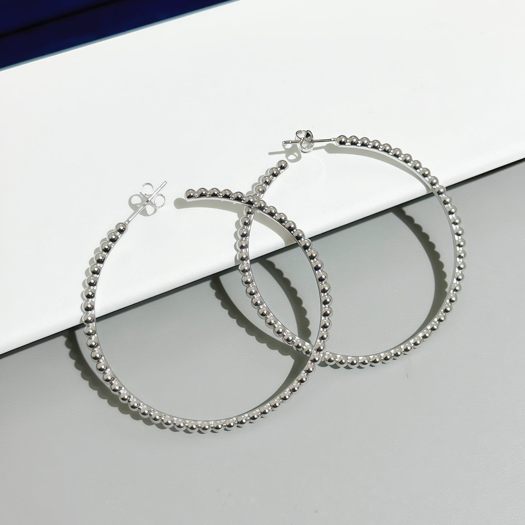 [Glow Jewelry] SMOOTH BEAD STUD EARRINGS