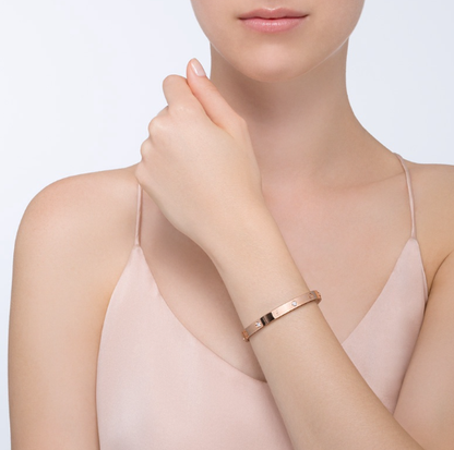 [Glow Jewelry]LOVE BRACELET 6.1MM 4 DIAMONDS