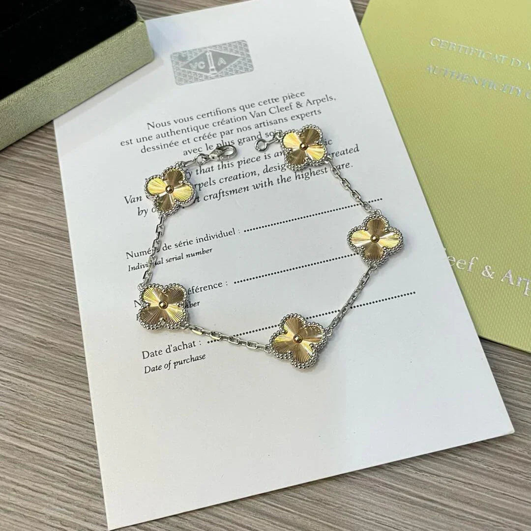 [Glow Jewelry]New  CLOVER 5 MOTIF LASER BRACELET COLLECTION