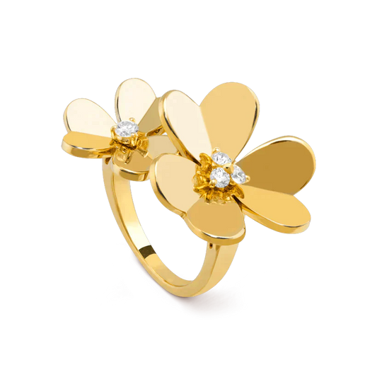 ¡®Glow Jewelry¡¯CLOVER COMOS GOLD DIAMOND RING