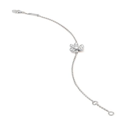 ¡®Glow Jewelry¡¯FRIVOLE SILVER FLOWER DIAMOND BRACELET